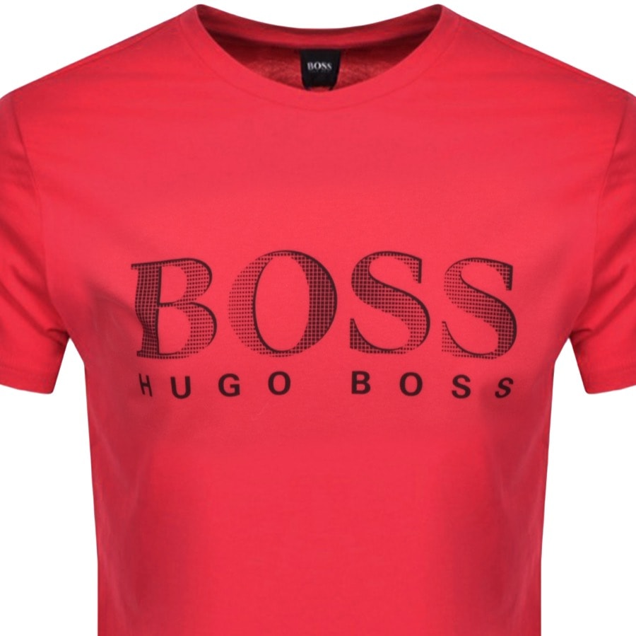 Alternative Image for ProductBOSS UV Protection Logo T Shirt Pink2